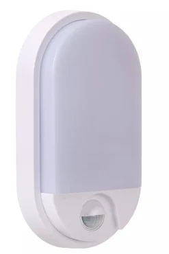 LED Wandleuchte mit Bewegungsmelder Weiß IP54 3000 K