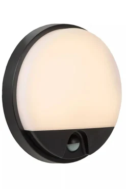 LED Wandleuchte mit Bewegungsmelder Ø21 cm IP54 3000 K
