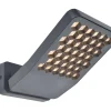 LED Wandleuchte Outdoor Anthrazit 3000 K IP54 flexibel