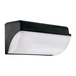 LED Wandleuchte Outdoor IP65 26 cm breit Schwarz Weiß