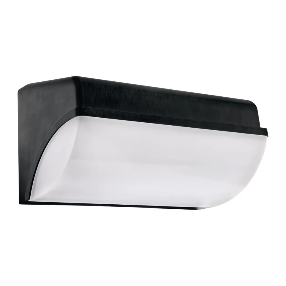 LED Wandleuchte Outdoor IP65 26 cm breit Schwarz Weiß