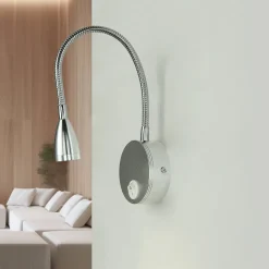 LED Wandleuchte Schalter 4400K Schwanenhals flexibel JAN