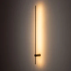 LED Wandleuchte Seidenolive 3000 W H:120 cm indirekt