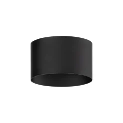 LED Wandspot Up Down Aluminium 10 W Ø17 cm IP54 Schwarz