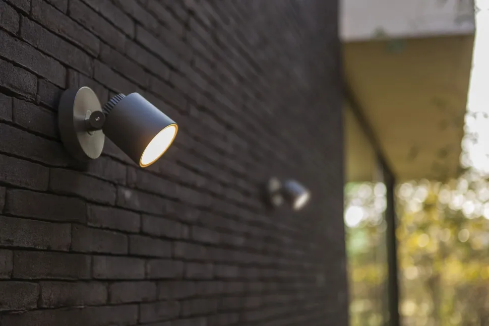 LED Wandstrahler Aluminium verstellbar IP54 3000 K 6 W