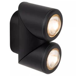 LED Wandstrahler Aluminium 2-flammig IP65 verstellbar