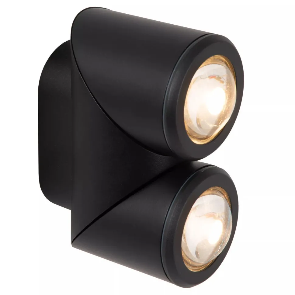 LED Wandstrahler Aluminium 2-flammig IP65 verstellbar