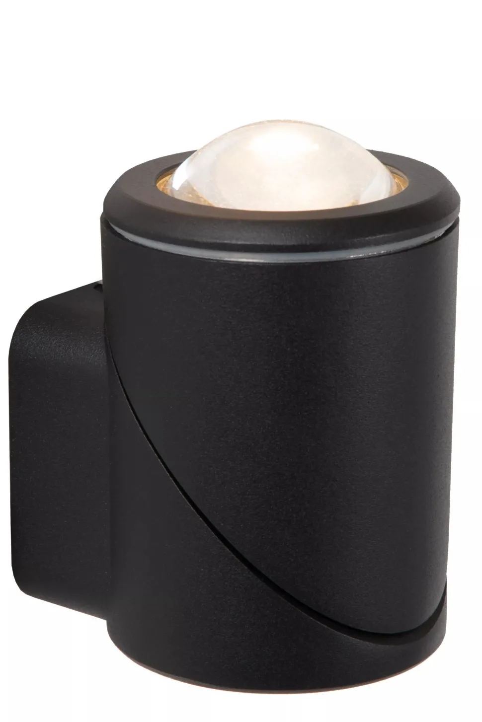 LED Wandstrahler Aluminium Schwarz 2700 K IP65 flexibel