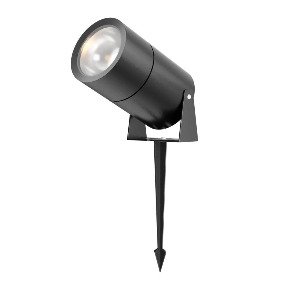 LED Wegeleuchte Aluminium Glas 22,2 cm mit Erdspieß