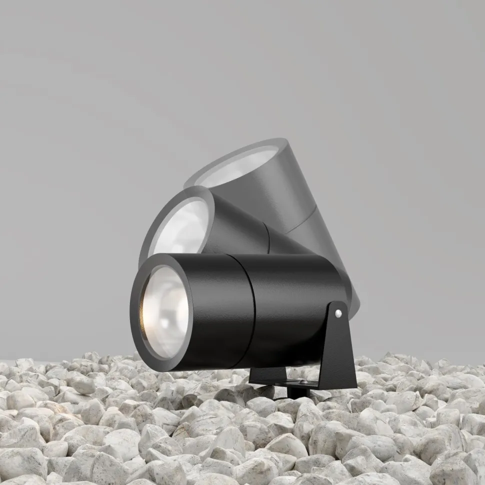 LED Wegeleuchte Aluminium Glas 22,2 cm mit Erdspieß