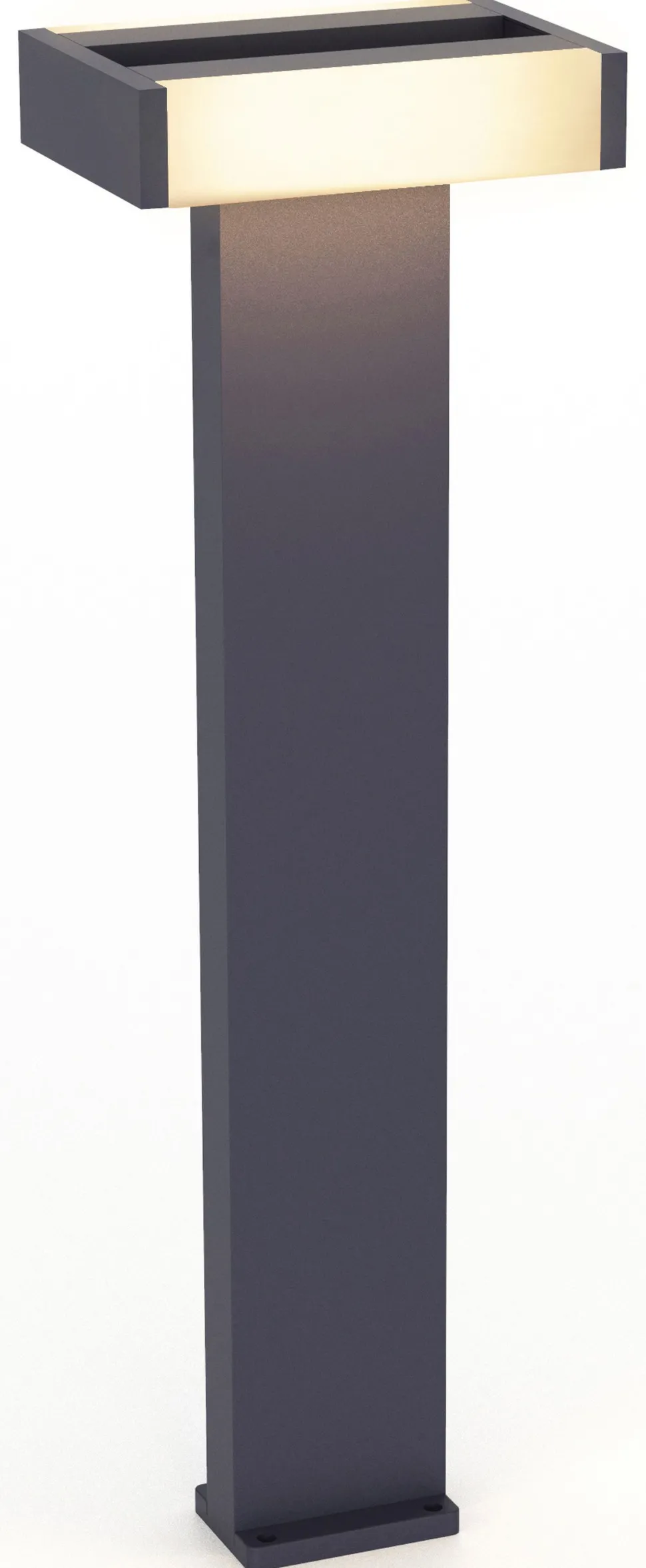 LED Wegeleuchte Aluminium Anthrazit 71,5 cm IP44 3000 K