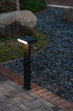 LED Wegeleuchte Aluminium Anthrazit 71,5 cm IP44 3000 K