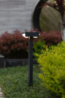 LED Wegeleuchte Aluminium Anthrazit 71,5 cm IP44 3000 K