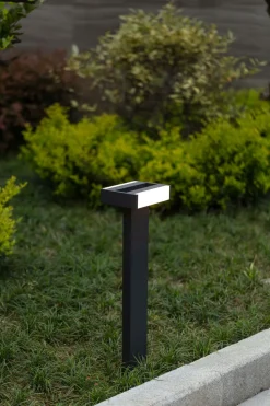 LED Wegeleuchte Aluminium Anthrazit 71,5 cm IP44 3000 K