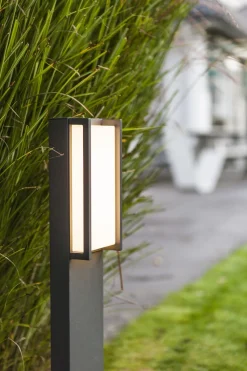 LED Wegeleuchte Aluminium RGB IP54 16 W 75 cm dimmbar