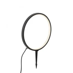 LED Wegeleuchte mit Erdspieß 48 cm IP65 3000 K Schwarz