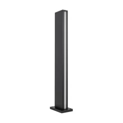 LED Wegeleuchte Schwarz Aluminium IP54 70 cm 600 lm