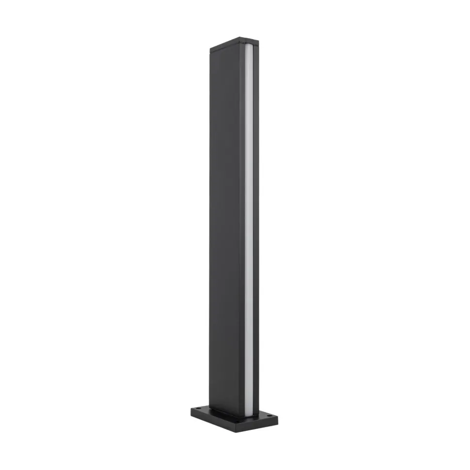 LED Wegeleuchte Schwarz Aluminium IP54 70 cm 600 lm