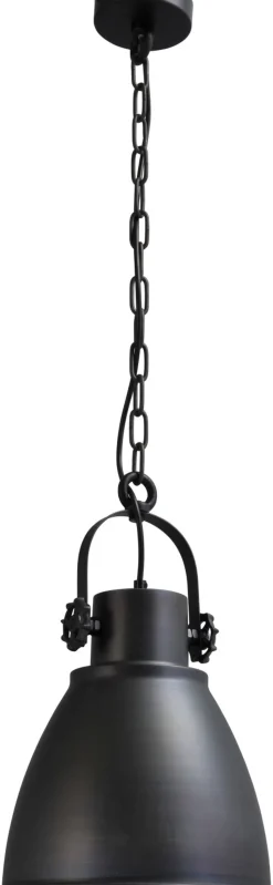 Loft Hängelampe Schwarz Metall Industrial Style