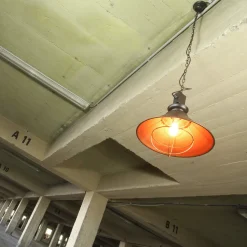 Loft Hängeleuchte mit Kette braun/kupfer