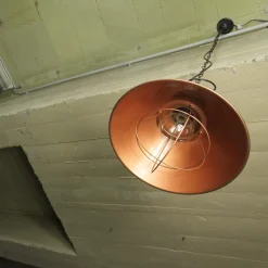 Loft Hängeleuchte mit Kette braun/kupfer