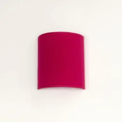 Loft Wandleuchte Stoff Schirm Pink halbrund E27 ALICE