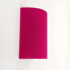 Loft Wandleuchte Stoff Schirm Pink halbrund E27 ALICE