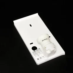 Loft Wandleuchte Stoff Schirm Pink halbrund E27 ALICE