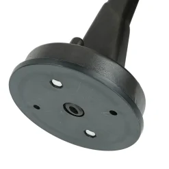 Maritime Außenlampe Schwarz antik IP64 E27 Riffelglas Messing