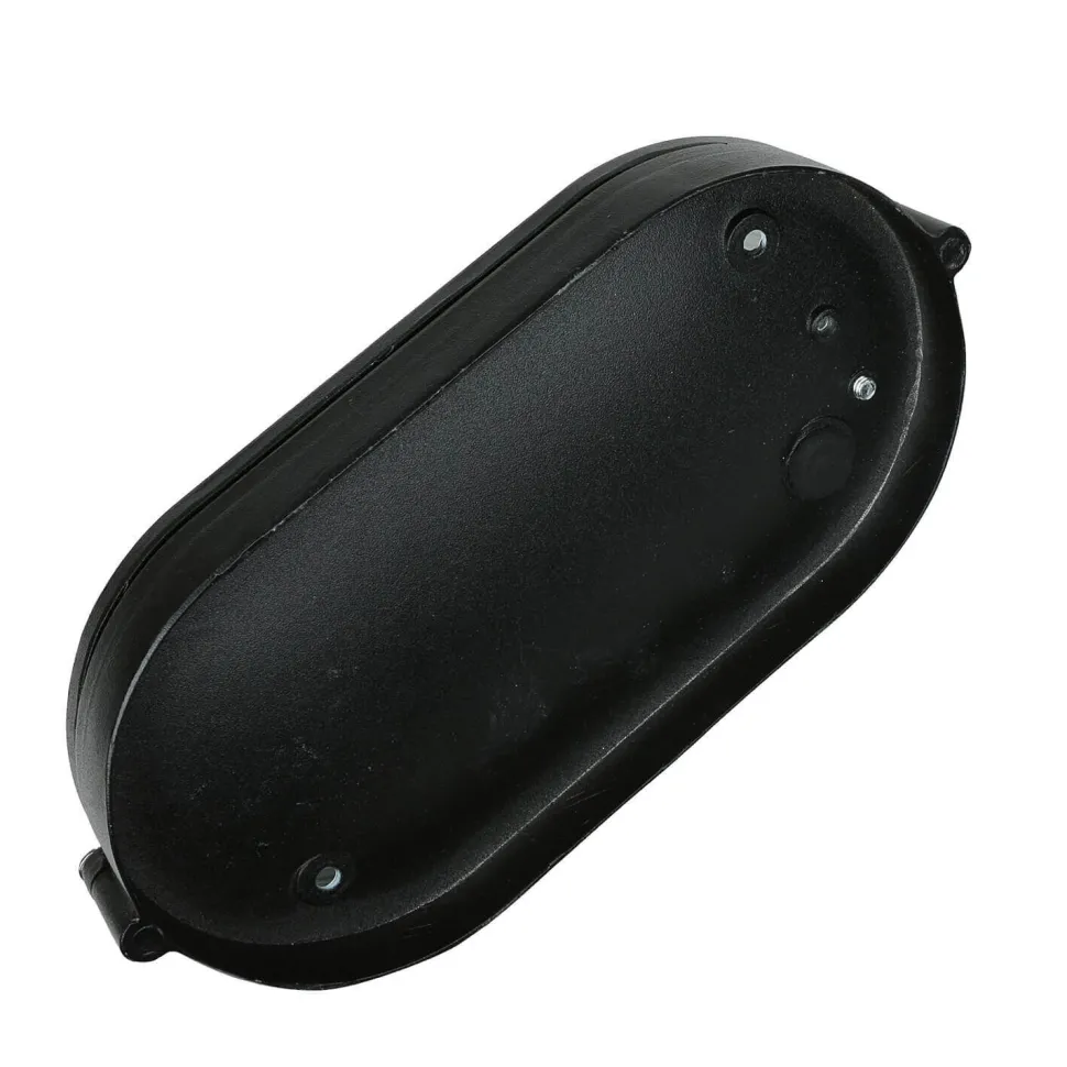 Maritime Außenwandleuchte IP44 B:21cm Schwarz Weiß E27