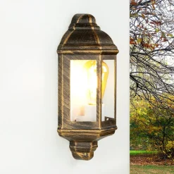 Maritime Wand Außenleuchte Kupfer Antik LIVORNO E27