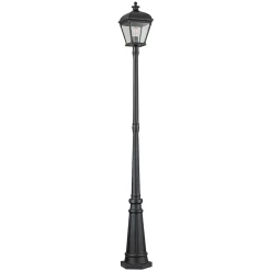 Mastleuchte 216,4 cm IP44 Vintage Schwarz E27 Garten Weg
