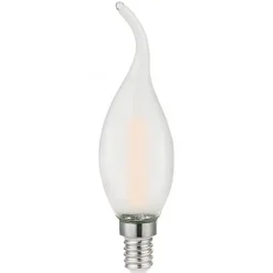 Mattes Leuchtmittel LED E14 Kerzenform 2700 K 470 lm - LM148