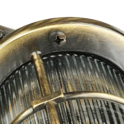 Messing Außenleuchte Antik Gitter Schirm SANTORIN