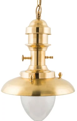 Messing Hängelampe außen IP43 Maritim Terrasse