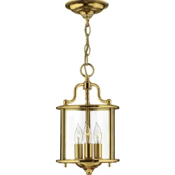 Messing Pendelleuchte AVELINE verstellbar Esszimmer