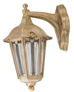 Messing Wandlampe IP43 Rustikal Haustür THASOS