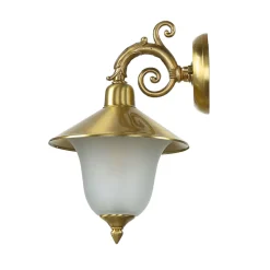 Messing Wandlampe Rustikal elegant H:28cm ANDROS