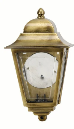 Messing Wandleuchte IP43 Rustikal Haus NEREOS