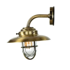 Messing Wandleuchte Maritim Außenwand wetterfest