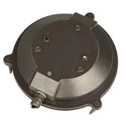 Messinglampe außen Maritim Ø 21 cm Schwarz antik IP64