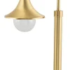 Messinglampe VOLOS Garten Weg H:65cm E27 rostfrei