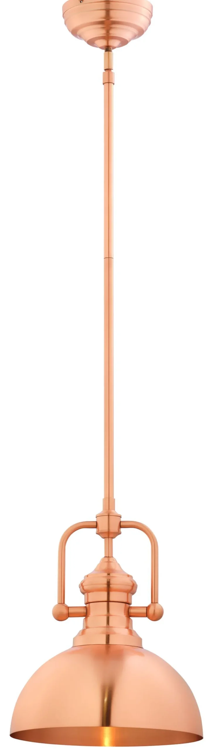 Metall Hängelampe in Kupfer Ø15cm E27 Industrial