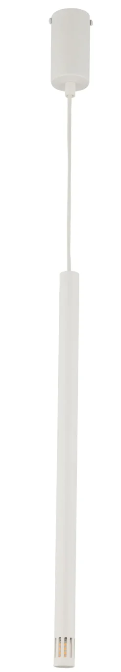 Metall Pendelleuchte Weiß G9 bis 1 m hängend Zylinder