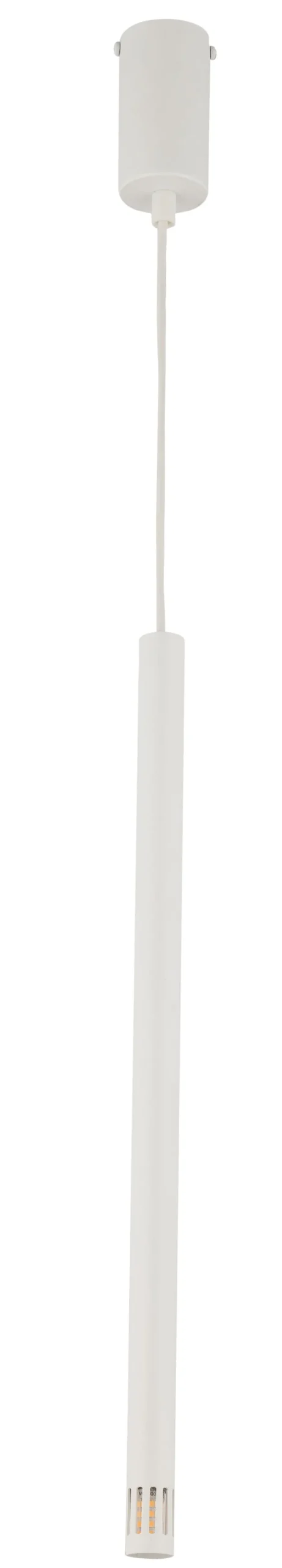 Metall Pendelleuchte Weiß G9 bis 1 m hängend Zylinder