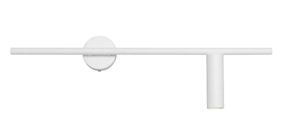 Metall Wandleuchte Weiß Zylinder H:17 cm GU10 Retro