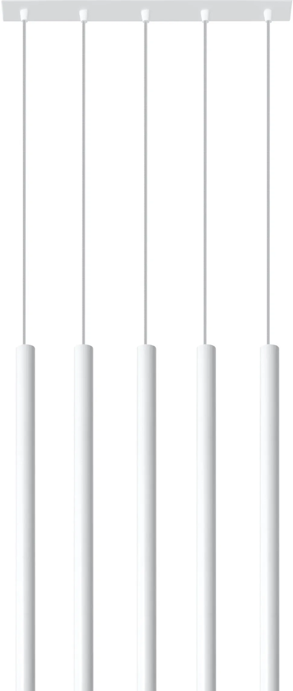 Minimalistische Hängeleuchte Weiß 4x G9 Küche Esstisch