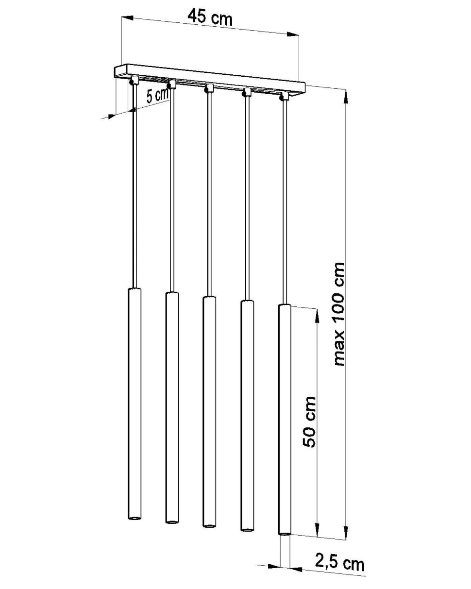 Minimalistische Hängeleuchte Weiß 4x G9 Küche Esstisch