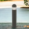 Moderne Außen Wegleuchte BOLLARDS in Schwarz