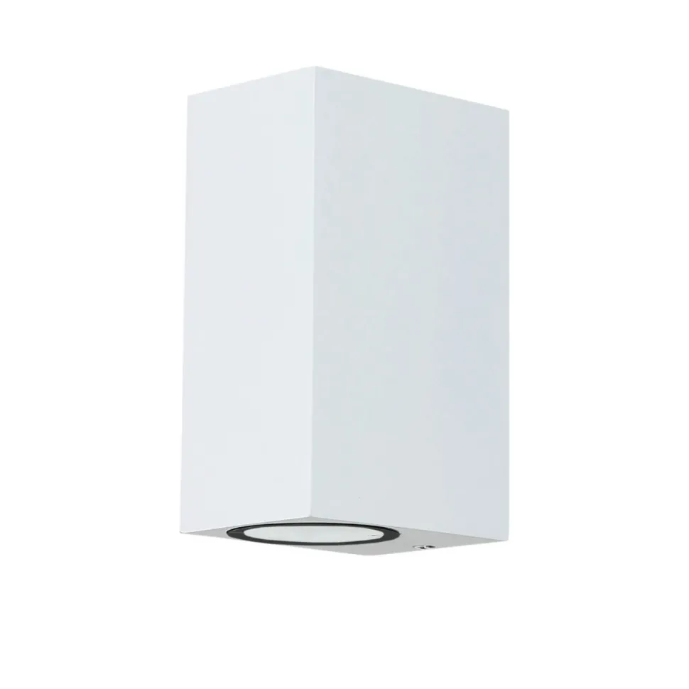 Moderne Außenlampe AALBORG Up & Down Aluminium